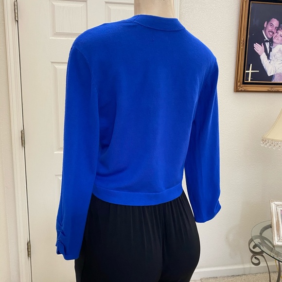 “APT 9” 💙 Super Cute 🌈 Royal Blue Bolero Sweater - Picture 11 of 16